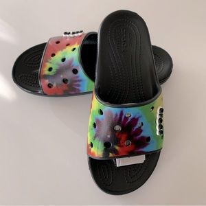 Crocs Men’s Size 10 Tie Dye Graphic Slide